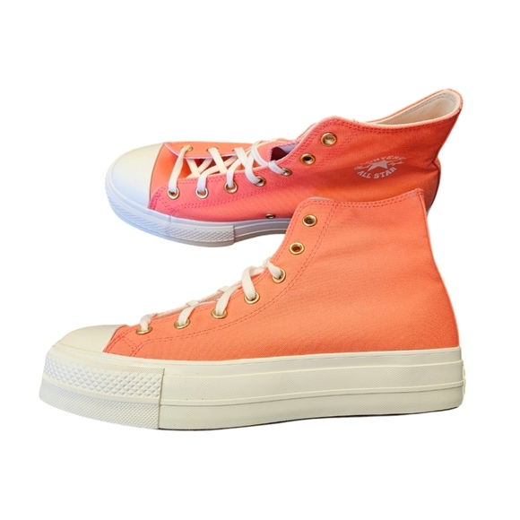 Converse CTAS Lift Hi Watermelon Slushy Platform Sneakers Womens NEW - Picture 1 of 8